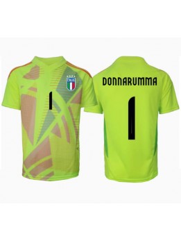 Italien Gianluigi Donnarumma #1 Målvakt Replika Hemmakläder EM 2024 Kortärmad